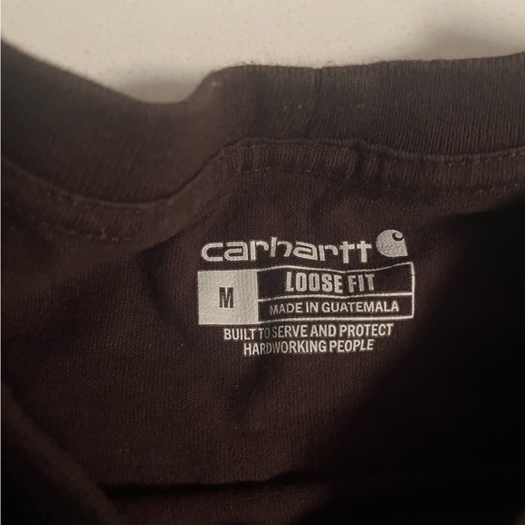Carhartt Men's Brown Long Sleeve Shirt - Picture 4 of 4